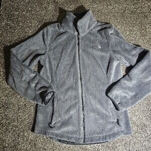 The North Face Osito 2 Fleece Jacket Gray Full Zip Womens Small NF0A3LGB